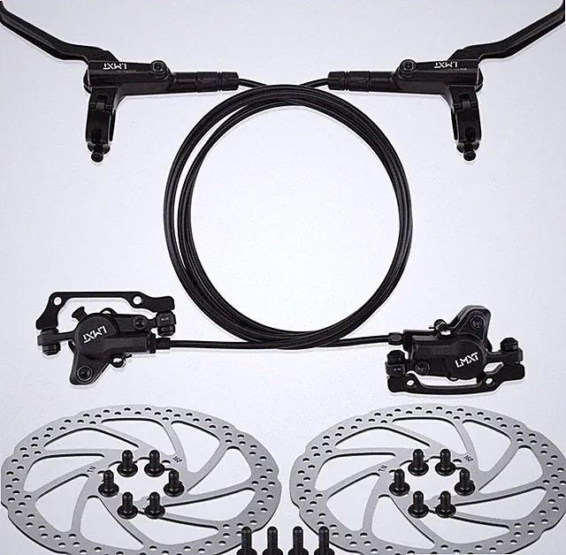 1 Pair MTB Disc Brake Set, Hydraulic Disc Brake Kit with 160Mm Rotors, Left Fron