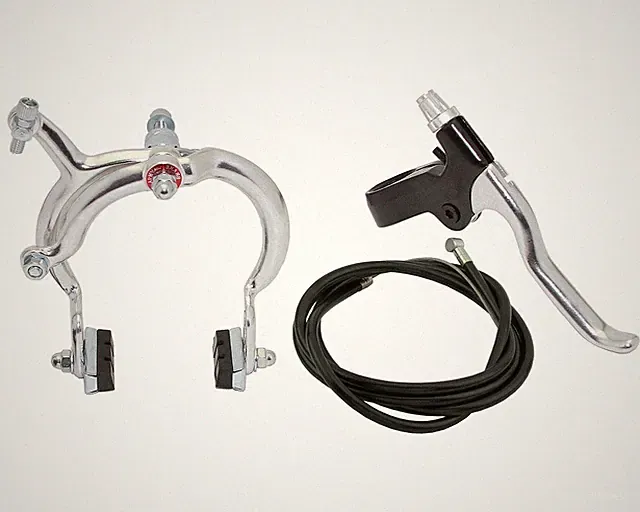 1080 Rear Bicycle Alloy Side-Pull Caliper Brake Silver – Long Reach 78–102mm.