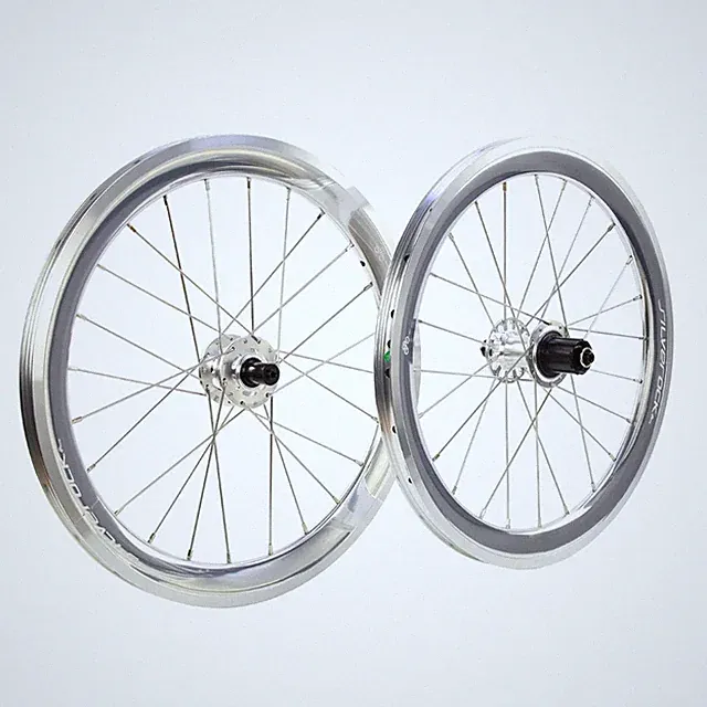 20'' 406 Caliper Rim/Disc Brake Clincher Road Fold Bike Aluminum Alloy Wheelset