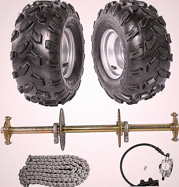 32'' Go Kart Rear Axle Kit + Brake Assembly +Sprocket Hub Drift Trike Bike