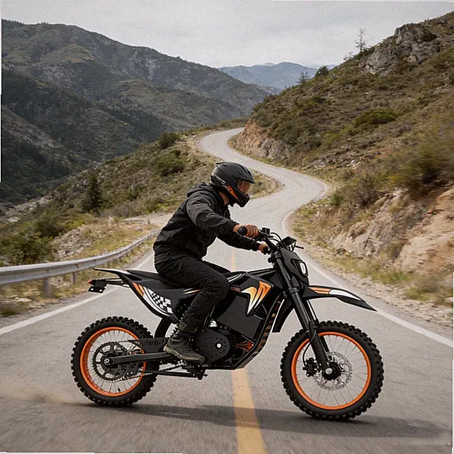 4000W Off-road Electric Bike for Adult 60V 28Ah 50MPH Fat Tire Mountain Ebike