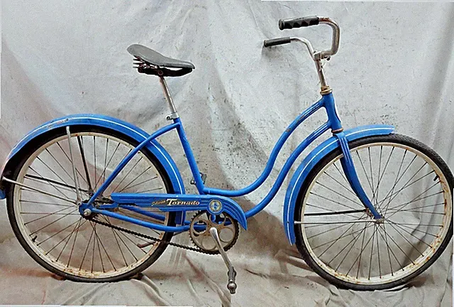 59' Schwinn Tornado Cruiser Bike 18.5 Large Steel Single Speed Stepthru USA Made