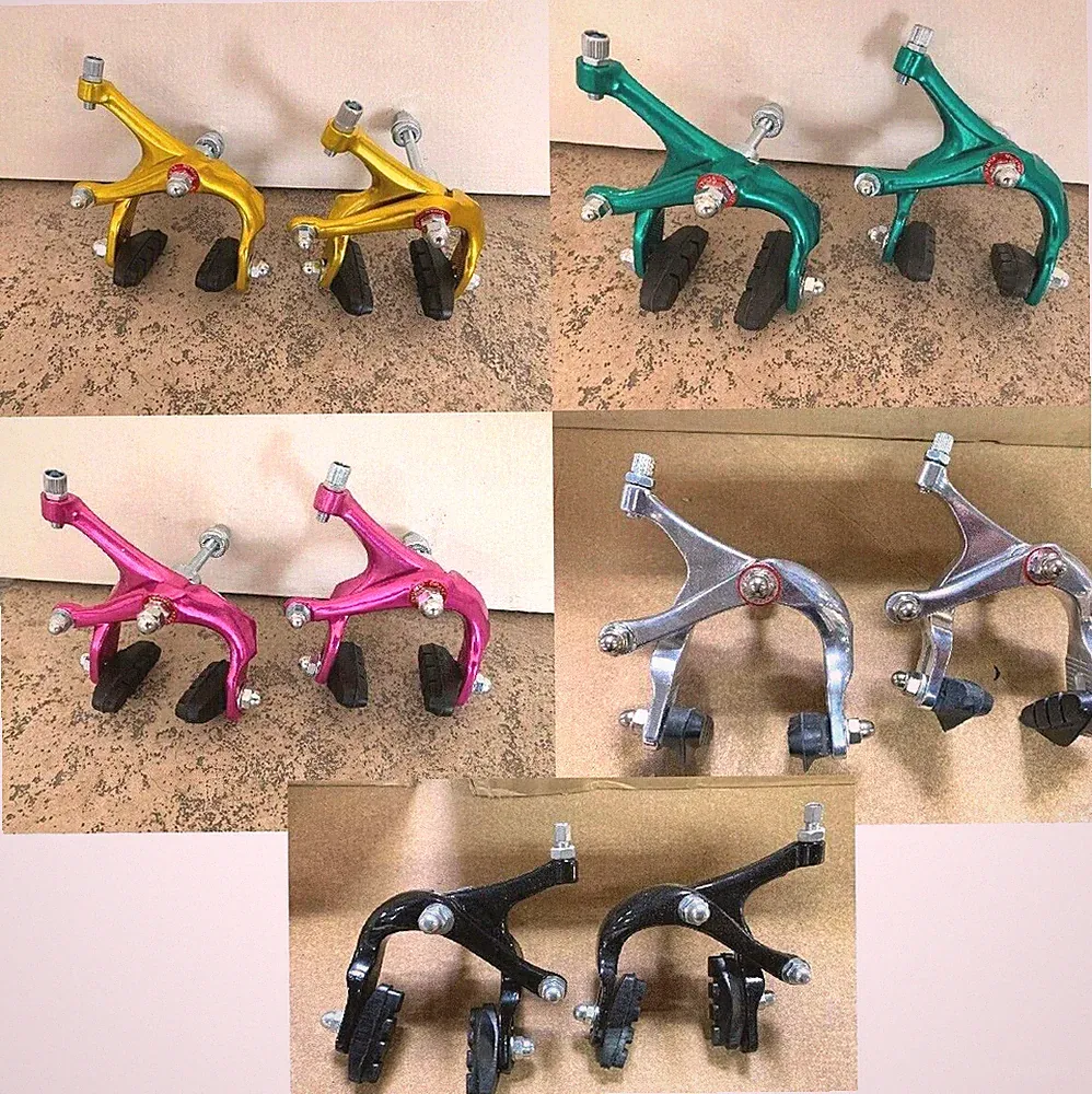 Bicycle 700c Fixie Brake Caliper Set Front/Rear Alloy Track Road Bike==11 COLORS