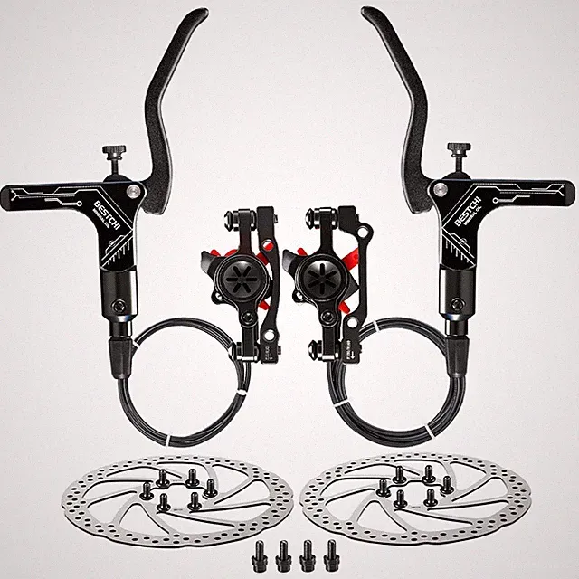 Bicycle Hydraulic Disc Brake Kit 160mm Rotor Aluminum Alloy Caliper Set