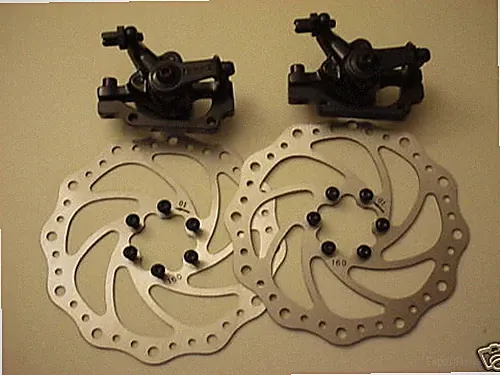 Bike Bicycle Disk Disc Brake Caliper 160mm F & R TAIWAN