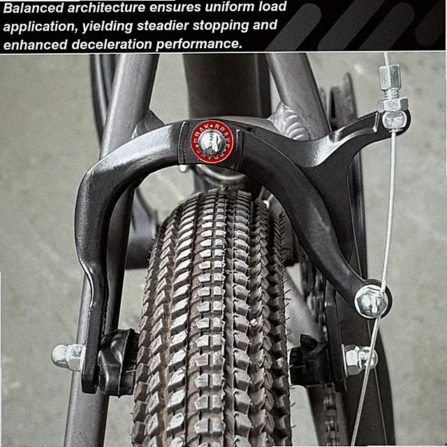 Bike Brake Set, Front & Rear C Caliper Brake Kit, Bike Brake Pads, C Shape Br...