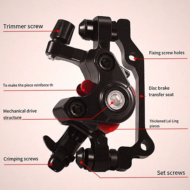 Bike Mechanical Caliper Reliable Replacement Part Effortless Installation