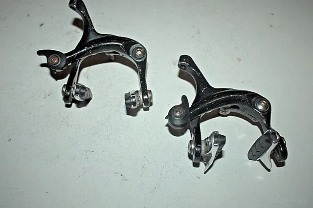 Brake Caliper Set 60-70mm Black Side Pull Recessed RC469 Touring Road US Shipper