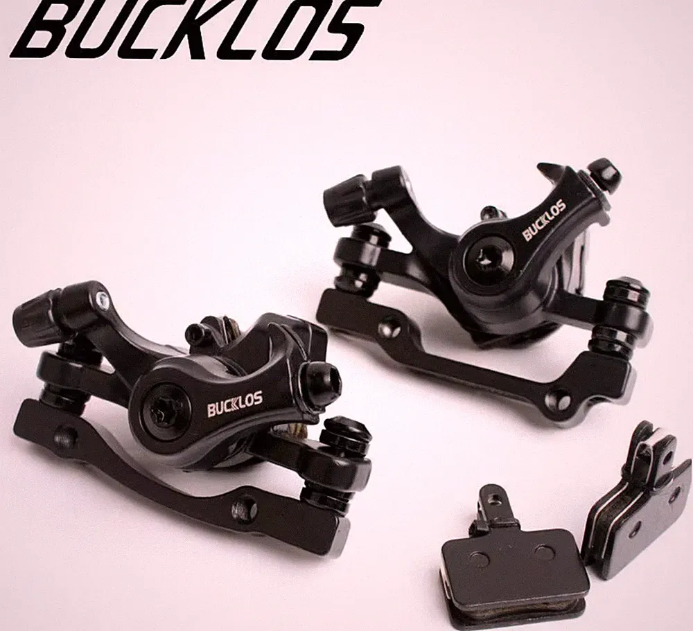 BUCKLOS Bicycle Disc Brake Caliper 160mm Front/Rear Line Pulling Disc Brake