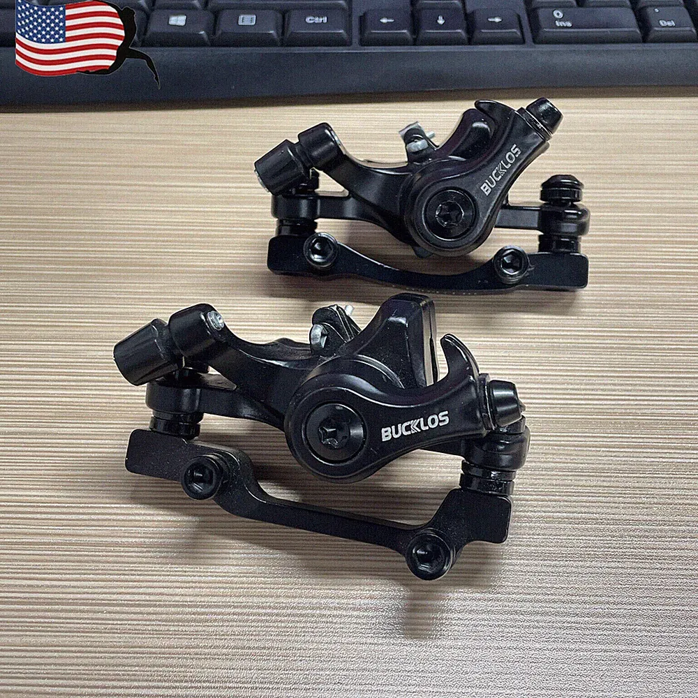 BUCKLOS Mountain Bicycle Mechanical Disc Brake Caliper Front/Rear Brake Pad US