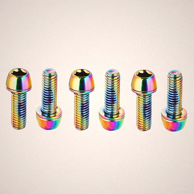 Chooee M6x18mm Mountain Bike Disc Brake Caliper Bolts,6Pcs MTB Disc Brake Adapte