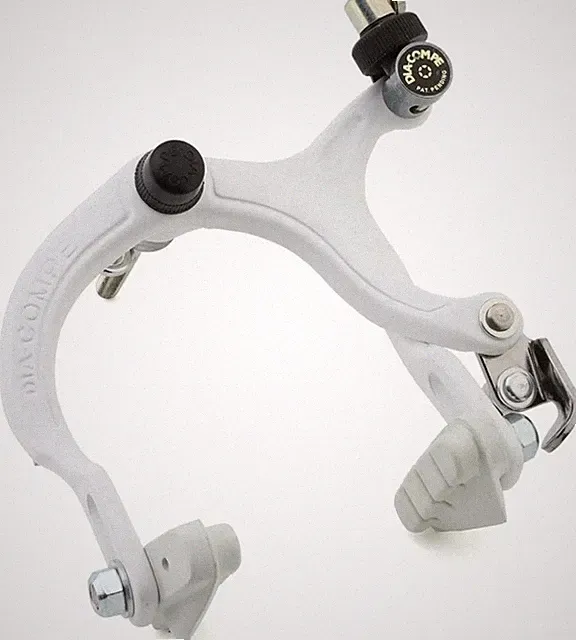 Dia-Compe 883 Nippon BMX Bicycle Brake Caliper White Rear