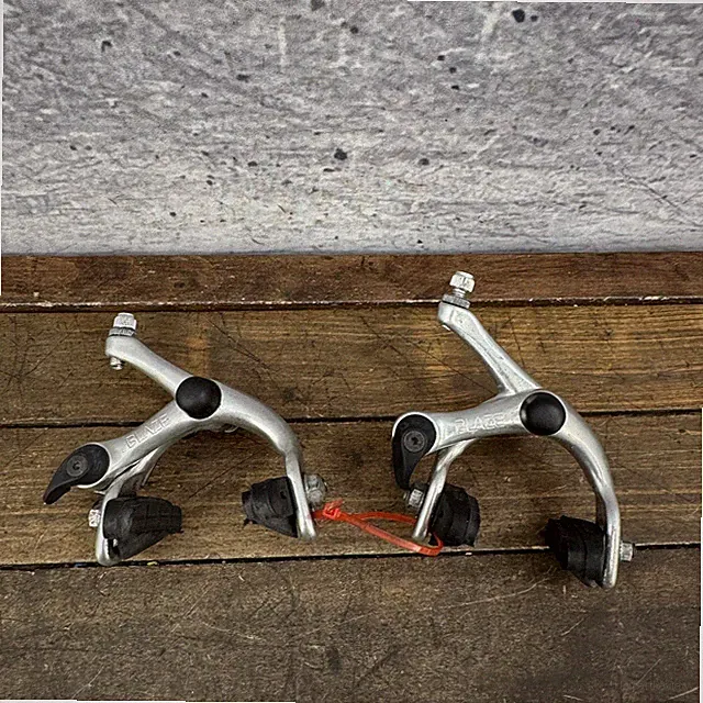 Dia-Compe Blaze Caliper Brakes Set Silver F/R Road Bike Side Pull 52mm Japan
