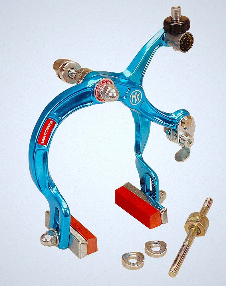 Dia-Compe MX1000 BMX bicycle brake caliper - BRIGHT DIP BLUE