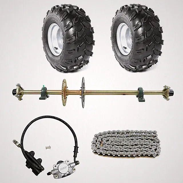 Drift Trike 44" Go Kart Rear Live Axle Kit, Sprocket & Hub, Brake Mini bike Golf