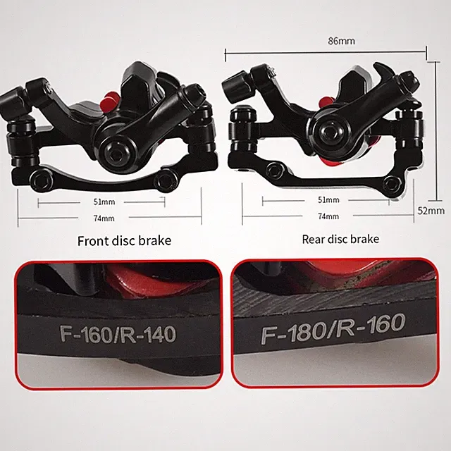 Easy Replacement Mechanical Caliper Effortless Solution for Bike Brake Upgrade