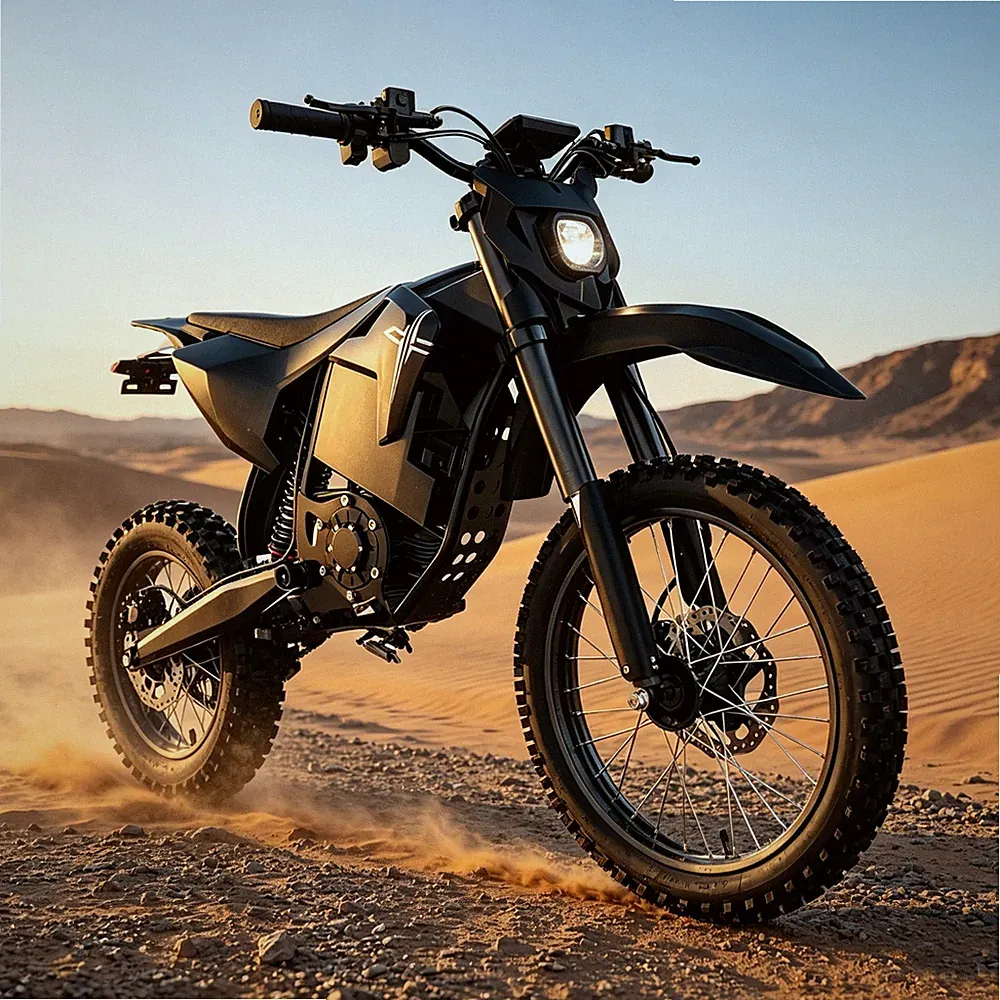 Electric Dirt Bike Peak 4000W 60V 28AH Motor Bicycle 50MPH Ebike for Teens Adult