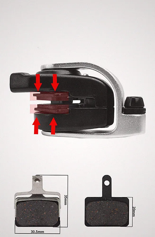 Flat Mount Disc Brake Calipers ZOOM DB700 Dual Piston for Road Bike Cyclocross