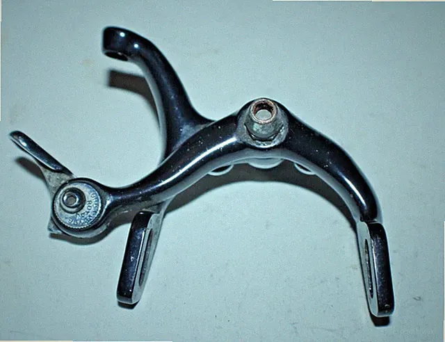 Gran-Compe Royal Rear Side Pull Brake Caliper 50-65mm Black Recessed USA Shipper