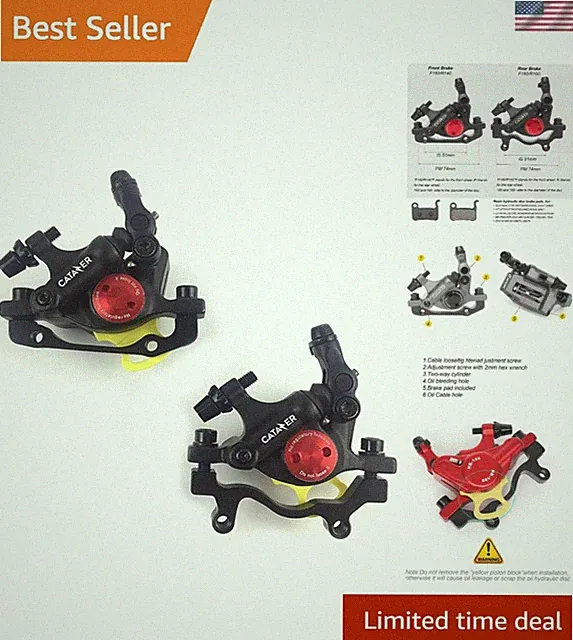 High-Performance Hydraulic Disc Brake Calipers for Mountain and Road Bikes