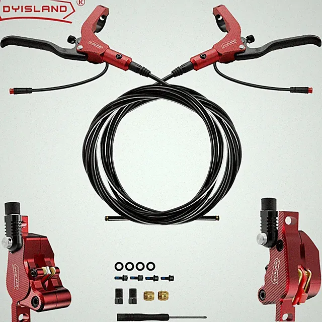 Hydraulic Disc Brakes Set 2-PIN/Power-Off Electric Scooter/E-Scooter L-L RED