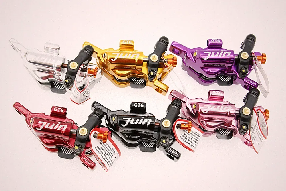 Juin Tech GTP6 MTB eBike Cycle 6-Piston Hydraulic Disc Brake Caliper Set Bike