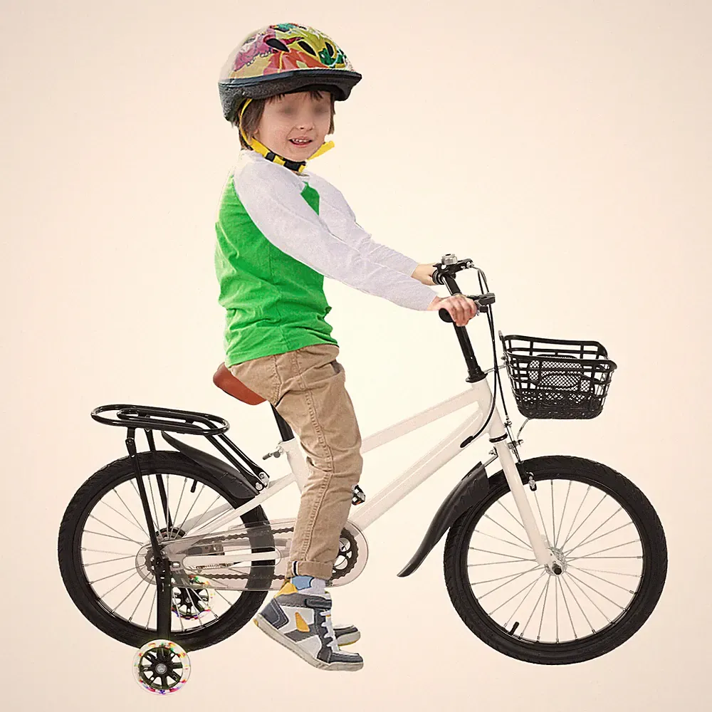 Kids Bike Caliper Disc Brake For 6-8 Years Old Children Bicycle w/Training Wheel