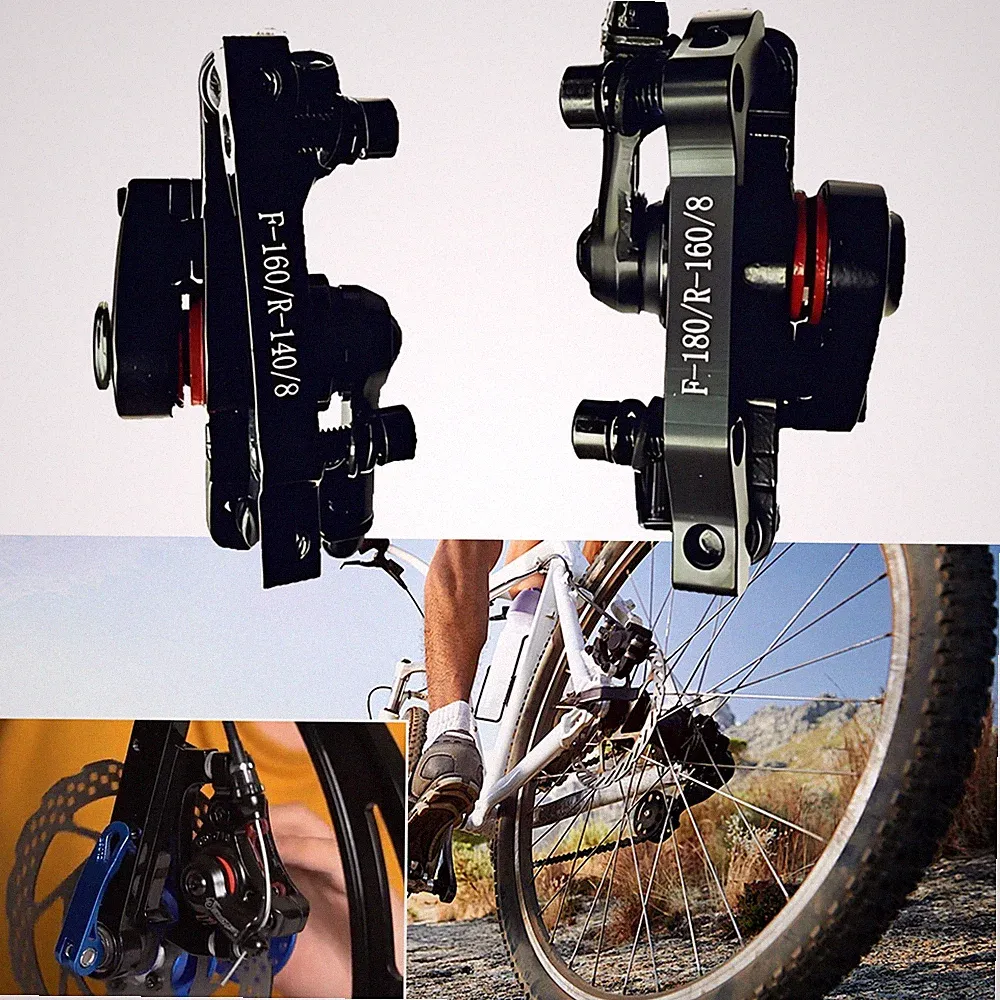 Mechanical Disc Brake Bike Front Rear Caliper Cycling MTB Mountain Bicycle Parts