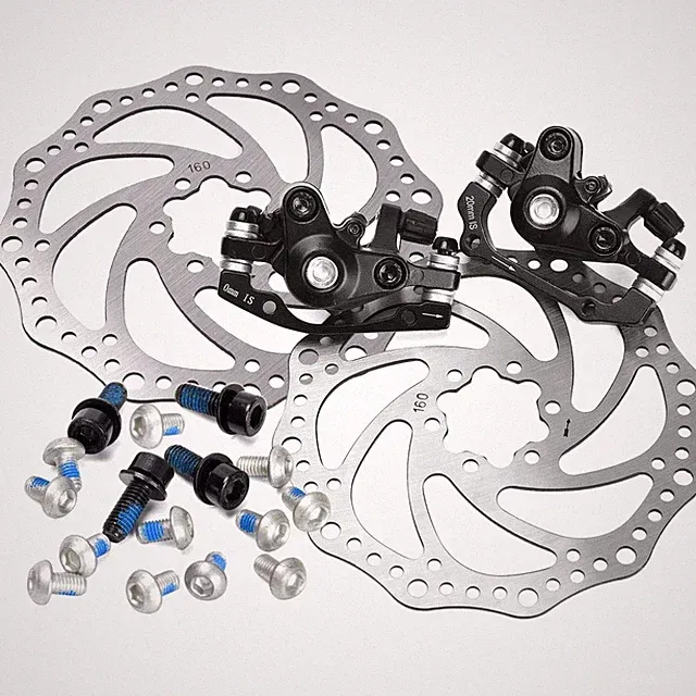 Mountain Bike Disc Brake System - Front & Rear Caliper Set