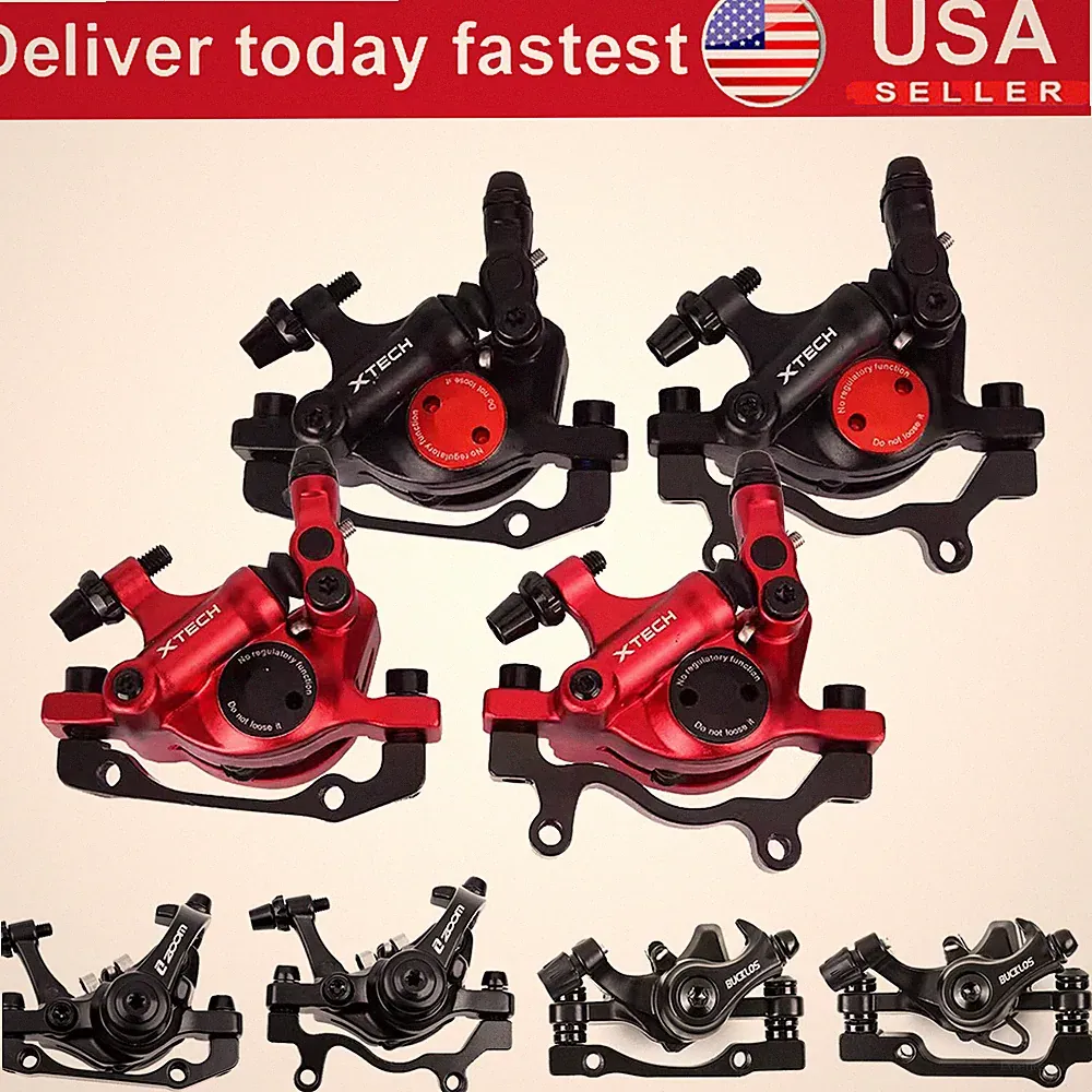 MTB Bike Mechanical/Hydraulic Disc Brake Caliper Linear Pull Caliper Front Rear