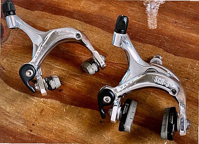 NOS Cane Creek SCR-3 Brake Calipers Pair Road Silver Polished 39-49mm Reach