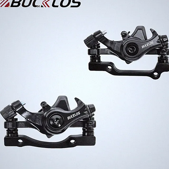 Pair BUCKLOS Bicycle MTB Pull Linear Mechanical Disc Brake Caliper Front&Rear