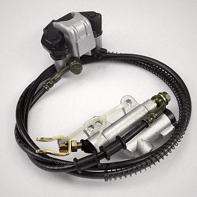 Rear Hydraulic Brake Caliper Assembly Kit For ATV Quad Bike Go Kart Trike Buggy
