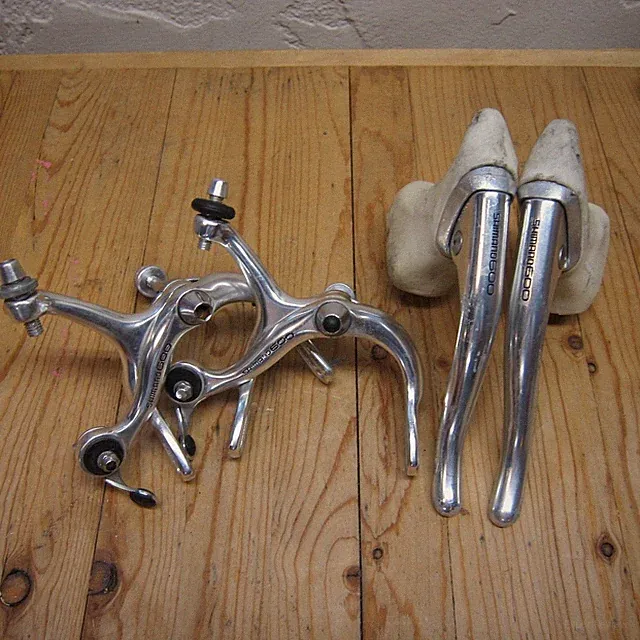 Shimano 600 BR-6208 BL-6207 Caliper Brakes Levers Road Bike Vintage