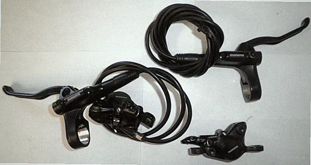 SHIMANO BL-MT200 BLACK BICYCLE HYDRAULIC BRAKE LEVER/CALIPER SET BIKE PARTS 577