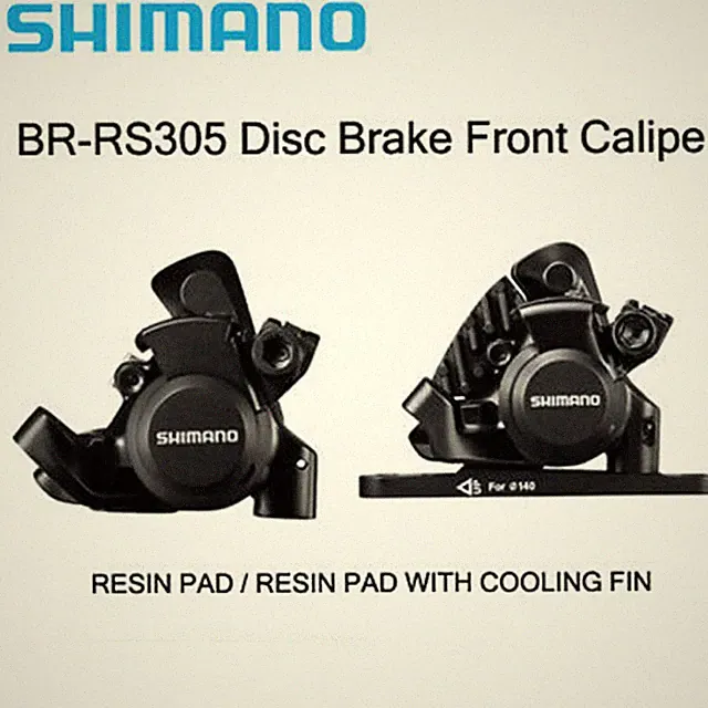 SHIMANO BR-RS305 Mechanical Flat Mount Disc Brake Front + Rear Caliper