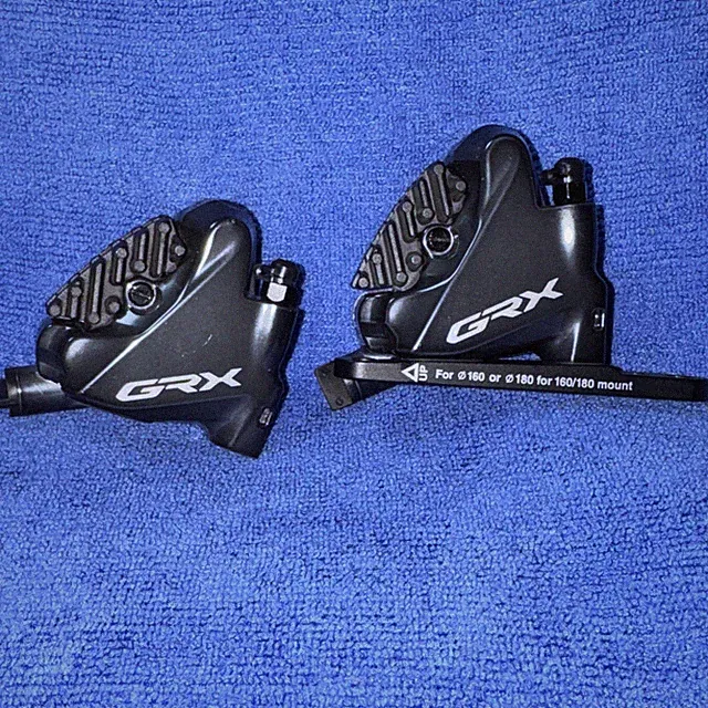 SHIMANO GRX HYDRAULIC DISC BRAKE CALIPER SET BR-RX810 GRAVEL BIKE USED
