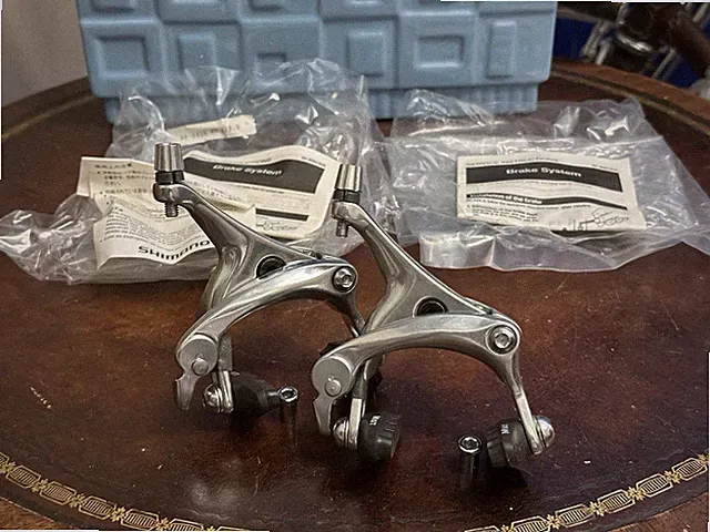 Shimano SLR Dual Pivot Caliper Brakes RSX BR-A410 39-49 Silver Front Rear NOS