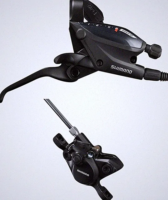 Shimano ST-EF505 EZ Fire Plus Shift/Brake Lever with BR-MT200 Disc Brake Caliper