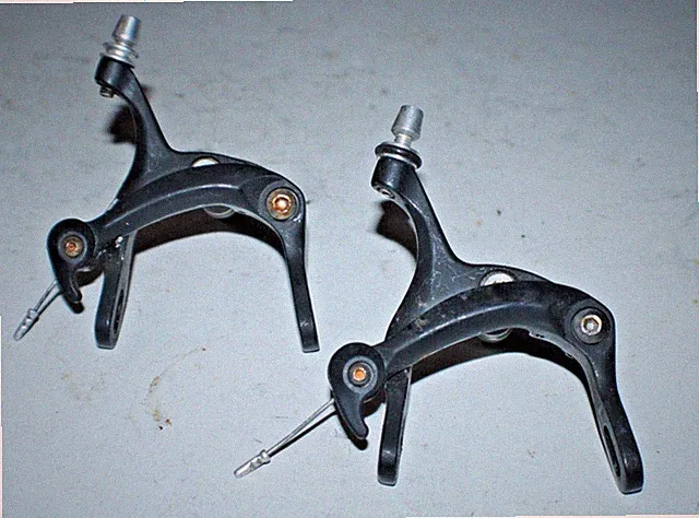 Side Pull Brake Caliper Set 56-70mm Black Touring Road Hybrid Fast USA Shipper:)
