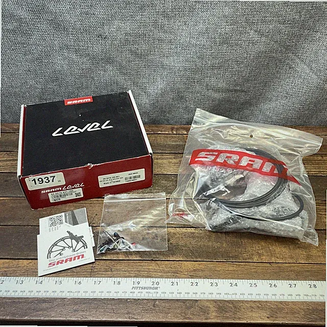 SRAM Level Hydraulic Disc Brake Lever Caliper Rear Black MTB Bike 1800mm New Set