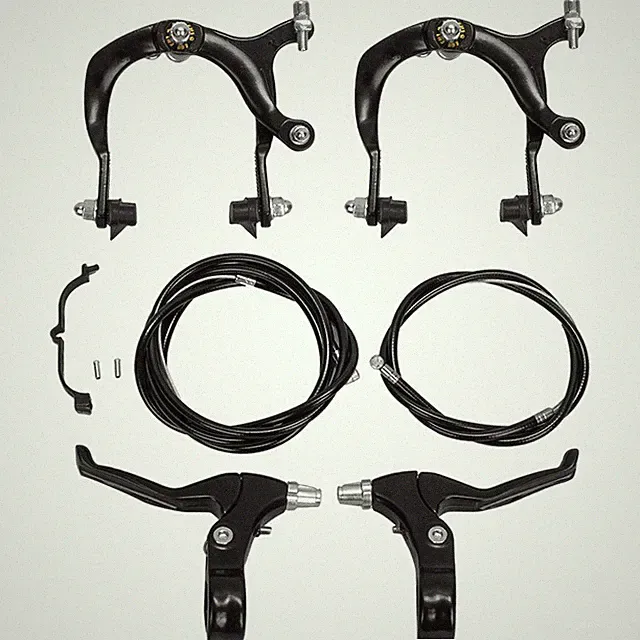 Sunlite MX Side Pull Brake Set Alloy Front & Rear + Levers + Cables + Housing