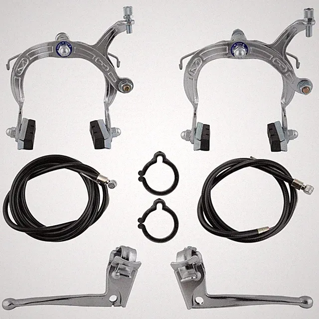 Sunlite Steel Chrome Cruiser/MX Brake Set - Forged Steel Side Pull Calipers
