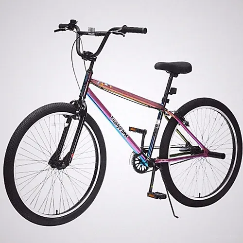 Teens 26" Freestyle Bike Single Speed Front Caliper Rear V Brake with Pegs