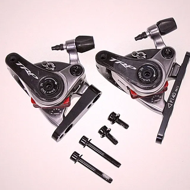 TRP SPYRE SLC Carbon Mechanical Disc Brake Flat Mount Front / Rear or Pair