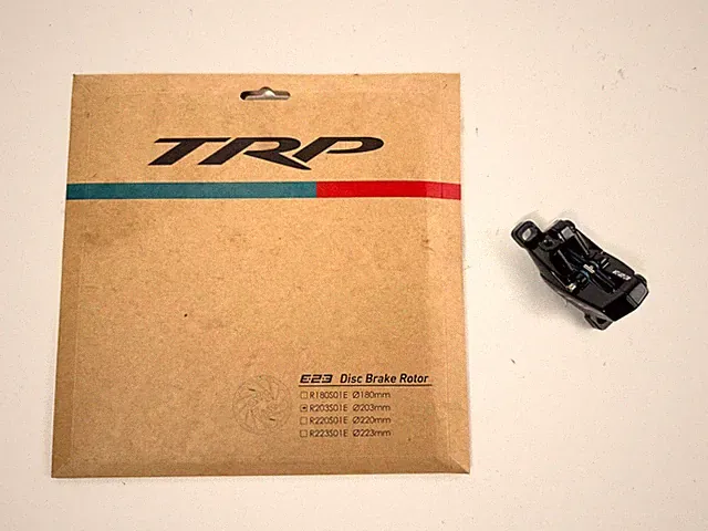 TRP Trail / DHR Evo 4-piston Caliper + 180mm 2.3mm thick rotor MTB DH Bicycle FR