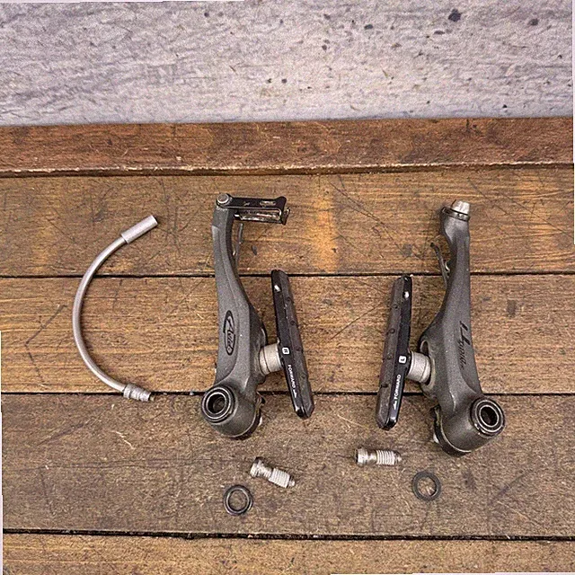 Vintage Avid Single Digit Ti V-Brake Caliper Gray F/R MTB Bike Linear Pull